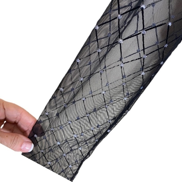 Amanda Uprichard Revolve Yesinia Dress Diamond Mesh - Picture 6 of 12